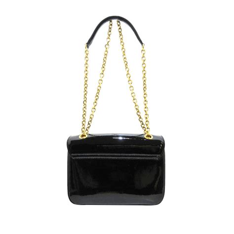 Celine C Bag Patent Leather Crossbody Bag (SHG